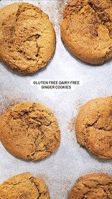 Gluten Free Dairy Free Ginger Cookies (Pack of 6)